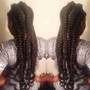 Goddess Braids (Under Braid) 2-4 Braids