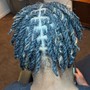 Loc retwist short and style