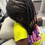 Peek a Boo Color with Braids