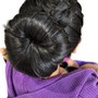 Updo with single Braids hair included