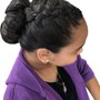 French braids shoulder length