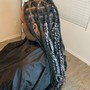 Bohemian knotless (micro braids )