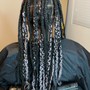 Bohemian Knotless Braids (Small/Medium)