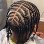 Boy cornrows