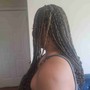 Knotless goddess braids