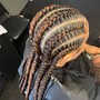 4 - 8 Feed In Braids