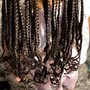 Purchased braided hair color