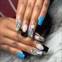 Acrylic Overlay short nails