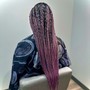 Braid hair custom color blend