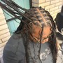 Kids Fulani braids w/ knotless