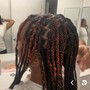 Medium feed in braids(6-8)