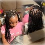 Sew in with braids