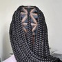 Goddess Braids small midback