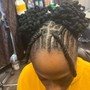 Locs (wash/ retwist & style)