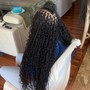 Waist Length (Medium) knotless or box braids