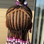 Small Knotless Box Braids