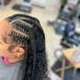 Med size Fulani Braids // sew in