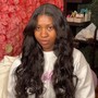 Smedium knotless Braids