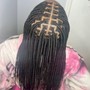 Small Knotless Braids