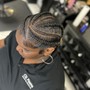 4 - 6 Feed in Braids