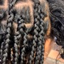 Medium Knotless and Box Braids (Ankle Length)