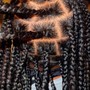 Medium Knotless and Box Braids (Mid Back)