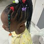 Kid's braids with boho