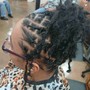 Shampoo, Condition, Deep Condition, Oil Treatment, Loc Retwist & Style