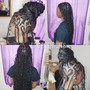 Boho Knotless Braids