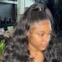 Wash and Style Relaxed Hair