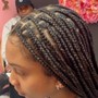 Small knotless braids