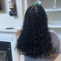 Goddess knotless Braids(medium)