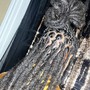 6” Medium Textured Loc Extention W/ Locs Included