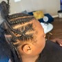 Medium Knotless Braids