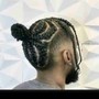 Men Braids/ 2strand twist (shaved sides)