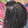 Microloc Braids with Natural Hair