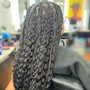 Large Knotless Braids