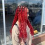 Medium knotless braids