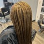 Box Braids medium midback