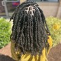 Two strand starter locs