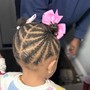 Kid's Braids 2-4 years of age