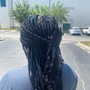 Half head locs