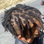 Half head locs