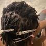 Half head locs