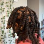 Starter locs (2 strands)