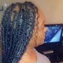 2 strand twist w/ added hair