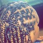 Crisscross braids