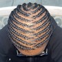 Men’s wash and basic Braids