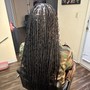 Medium Knotless braids