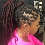 Ombre' color for Locs short/shoulder length